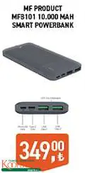 MF PRODUCT MFB101 10.000 MAH SMART POWERBANK MF PRODUCT MFB101 10.000 MAH SMART POWERBANK